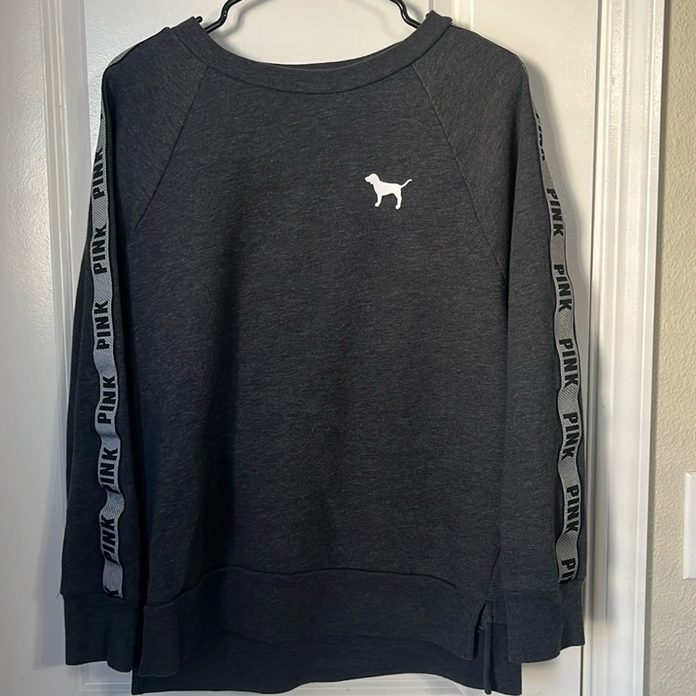 Victoria Secret Pink sweatshirt. Medium. Gray